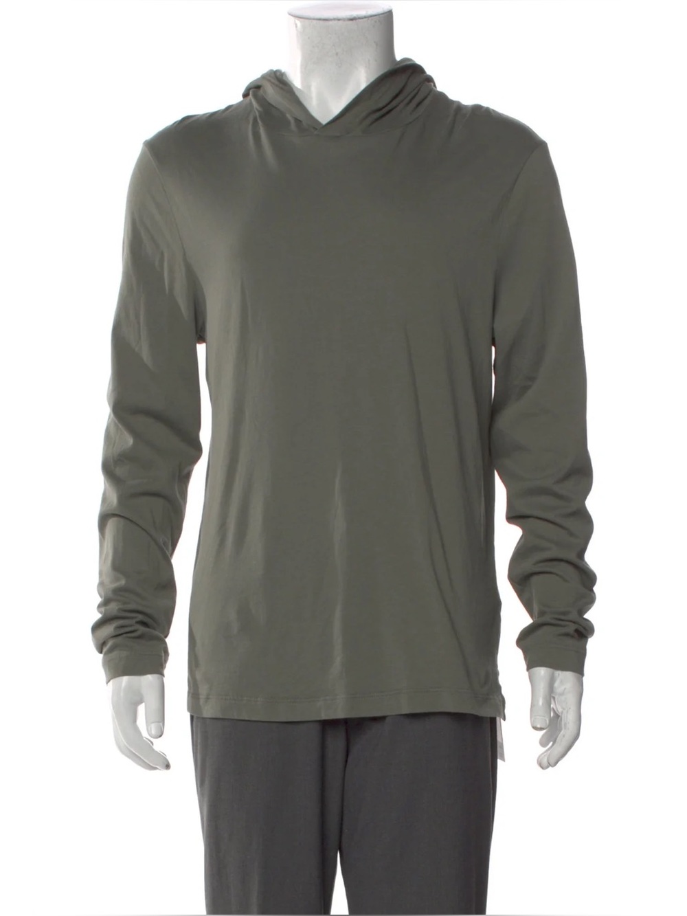 James Perse Green Pullover Hoodie